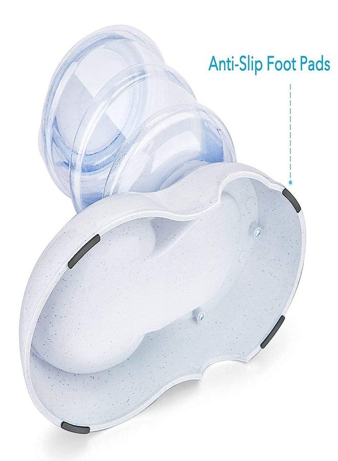 GNOLY موزع طعام الحيوانات الأليفة الأوتوماتيكي من GNOLY، وعاء تغذية بالجاذبية للقطط والكلاب، لتخزين الطعام للحيوانات الأليفة (قطعة واحدة) - Image 3